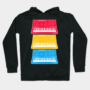 Polivoks / Russian Analogue Synthesizer Pop Art Hoodie